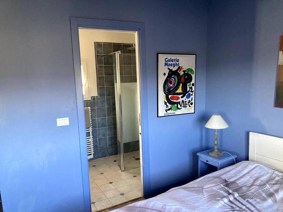 Ferienwohnung Agreable Chambre D'Hotes Avec Vue Sur Les Collines La Colle-sur-Loup Exterior foto